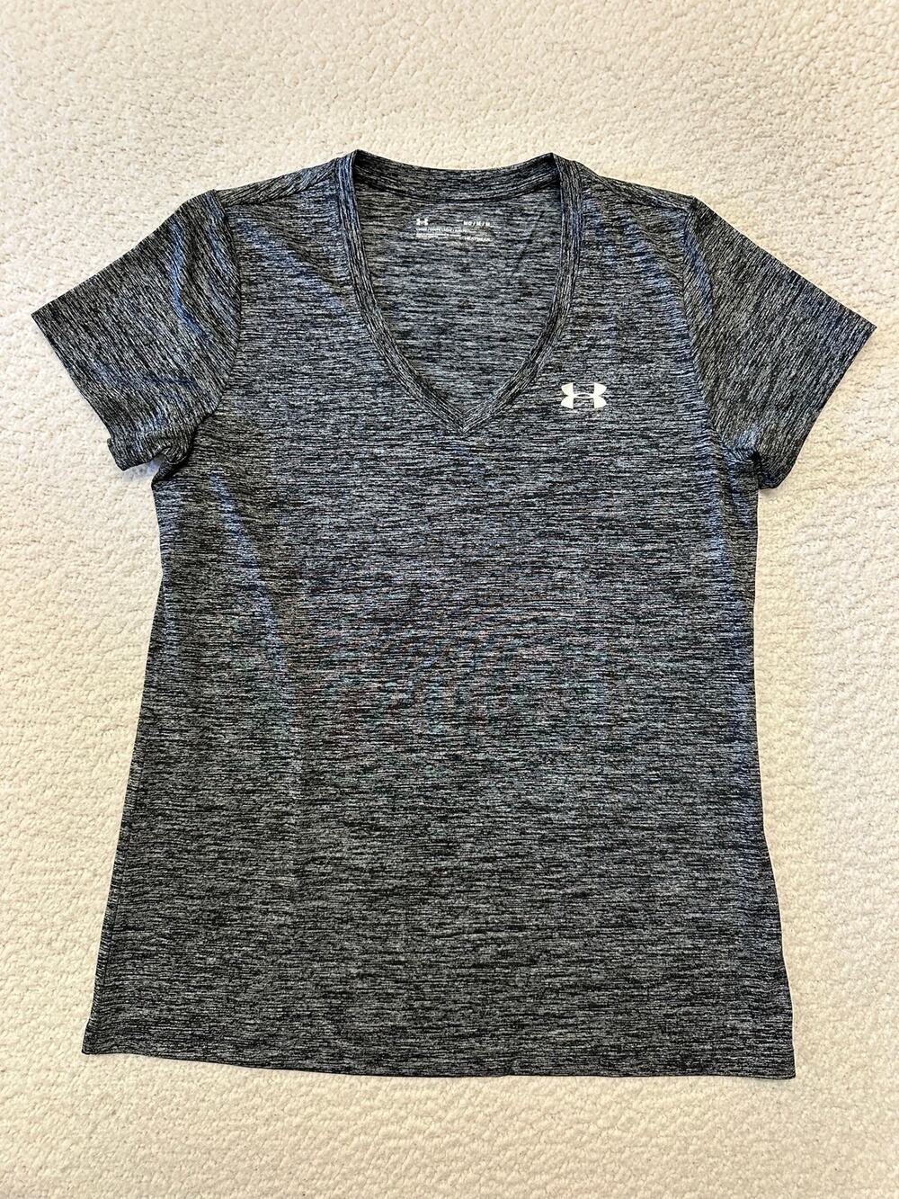 Under Armour Womens HeatGear Short Sleeve Shirt Medium